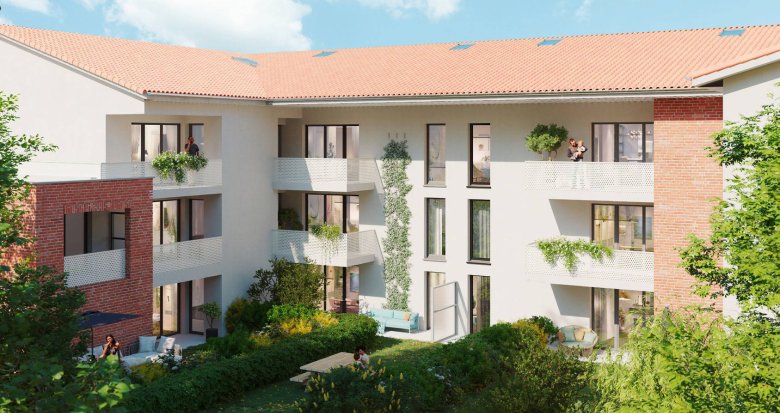 Achat / Vente appartement neuf Toulouse à 500 mètres du futur métro C (31000) - Réf. 9351