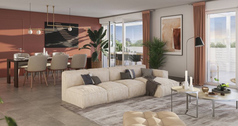 Achat / Vente appartement neuf Toulouse Faubourg Malepère proche futur métro C (31000) - Réf. 9348